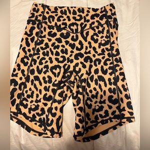 Vitality cheetah biker shorts